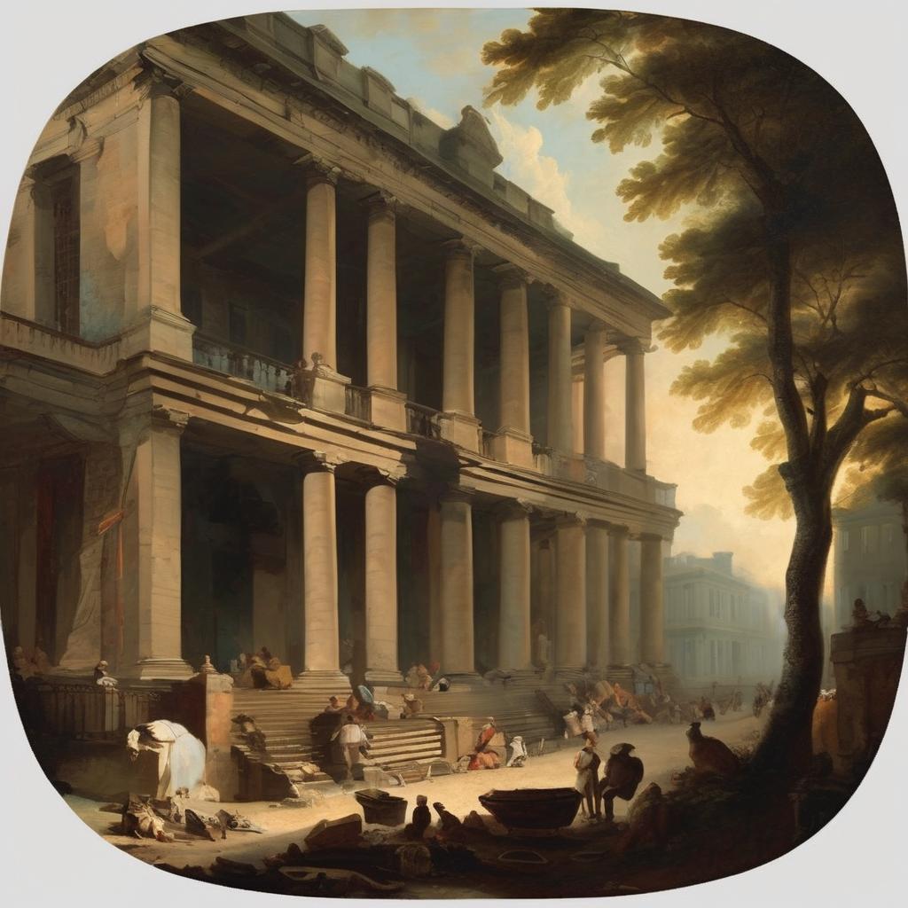 Η Τεχνική και ο Στυλ του Hubert ROBERT