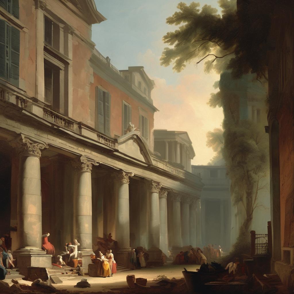 Το Πρώτο Βήμα στη Ζωή του Hubert ROBERT